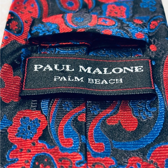 Brand New Stylish Tie By PAUL MALONE / Palm Beach - Picture 4 of 4